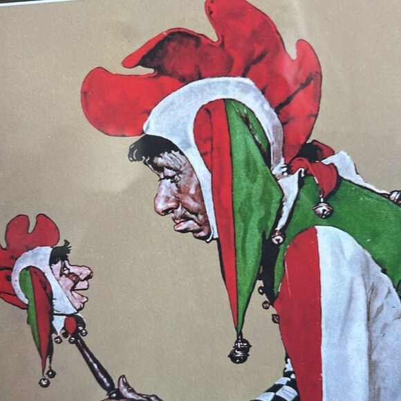 Norman Rockwell print of The Jester - Picture 4 of 4